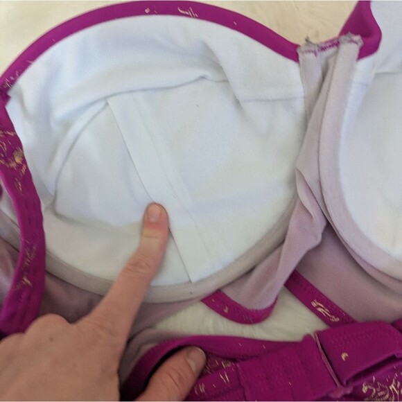 Torrid Raspberry Pink Unicorn Underwire Bikini Top Size 2 / 2X / XXL - Picture 9 of 10